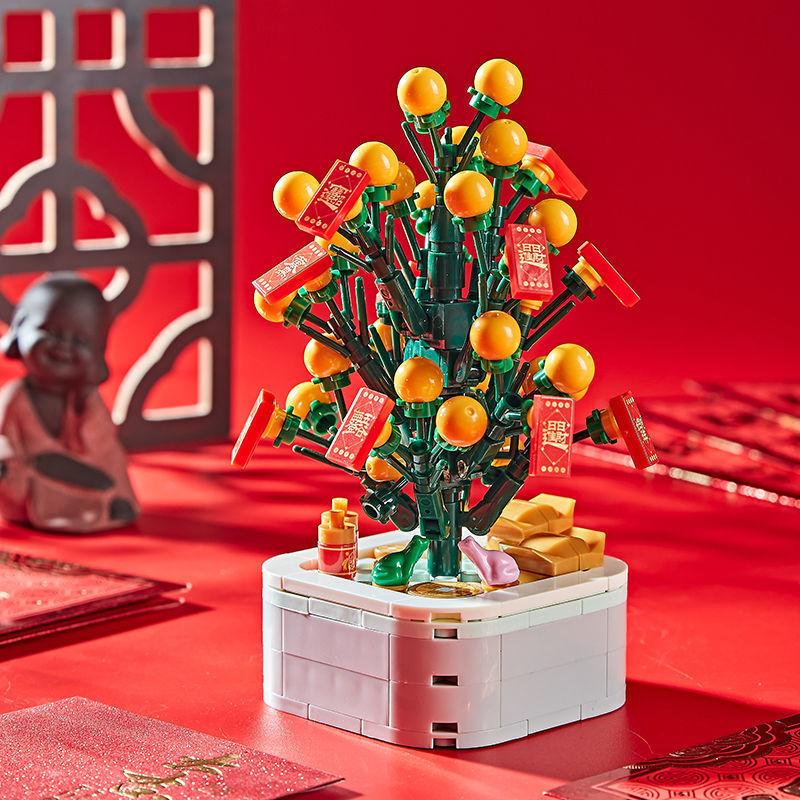 

Rose Flower Building Block Flower Eternal Bouquet Prickly Pear Model Plant Decoration Educational Toy For Kids Birthday Gift NO BOX