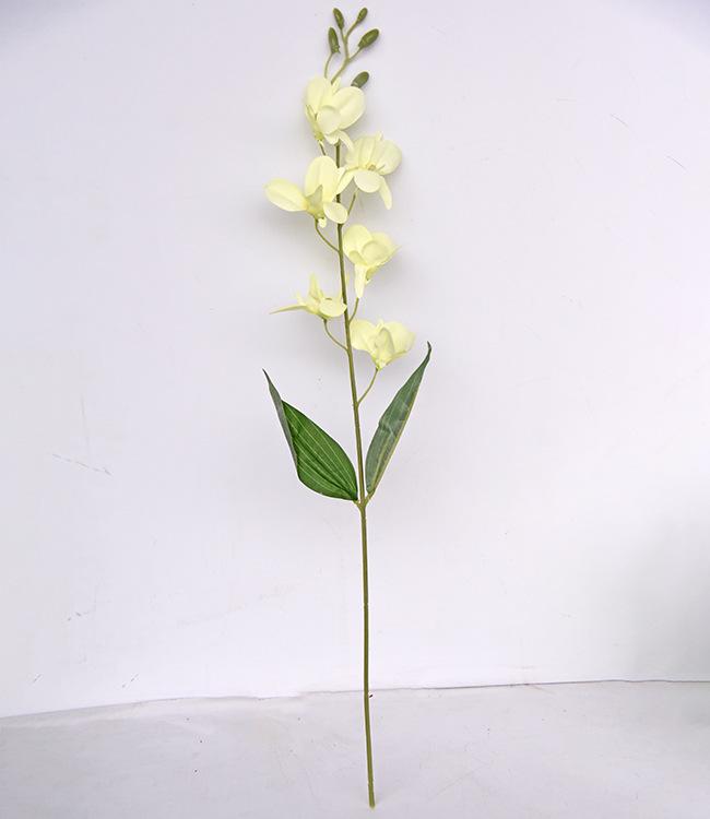 Purple Cymbidium Orchid Silk Flower Decoration Blossom