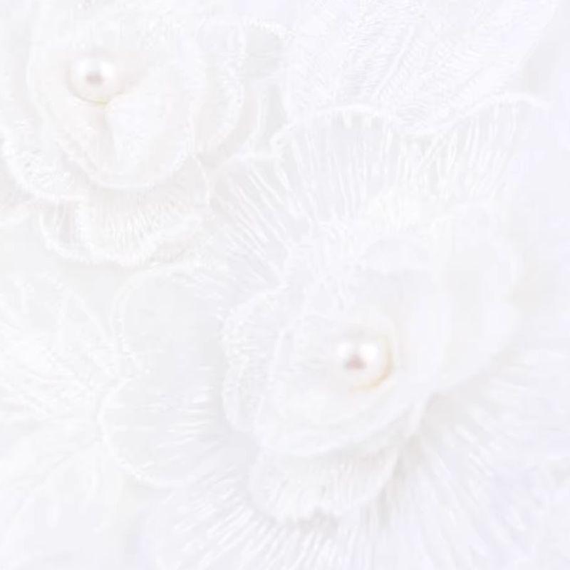 Kaslead New Women clothes Western Style Fashion Temperament Elegant Texture Three-dimensional Flower Decoration Dress