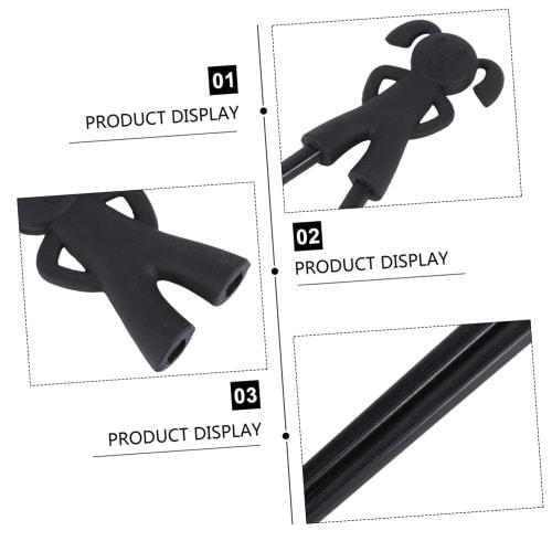 Mikinona 4-Pair Beginner's Cartoon Design Training Chopsticks Set for Kids, Smooth Material for Babies, Helps Children Gain Independence and Enjoys a