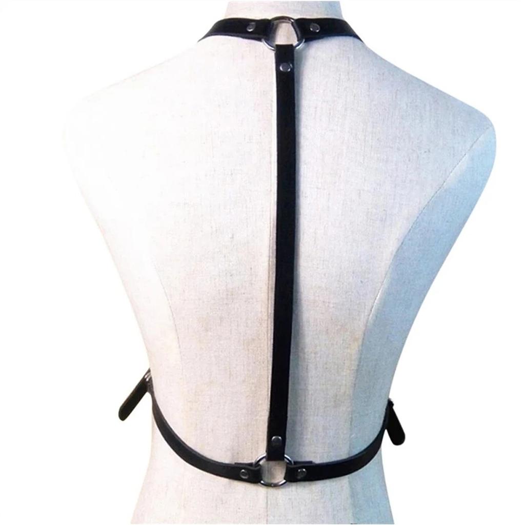 Harajuku Punk Body Chain Adjustable Belt for Nightclub Harness Chest Chain Punk Body Harness Gothic Male Chest Harness