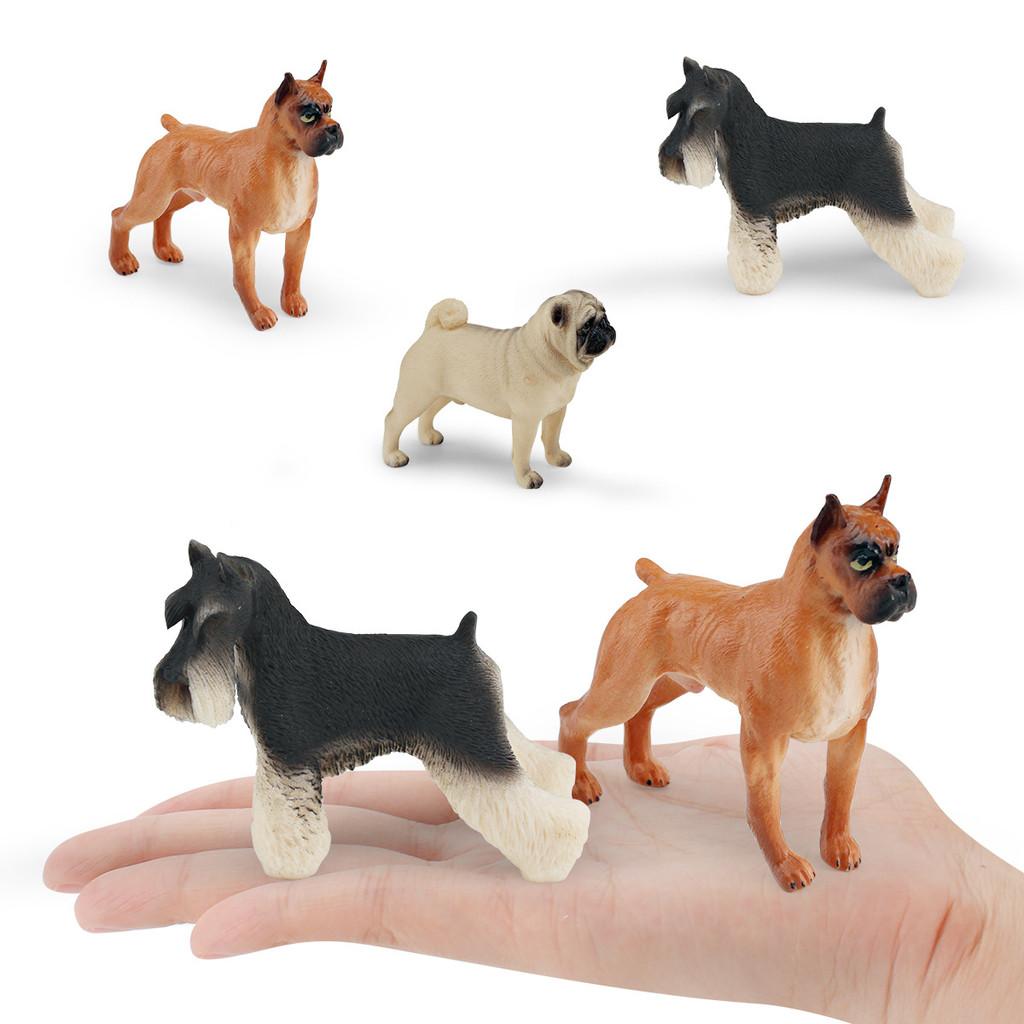 Boxer Animal Model Pvc Dog Collection For Children Educational Toy And Home Decor