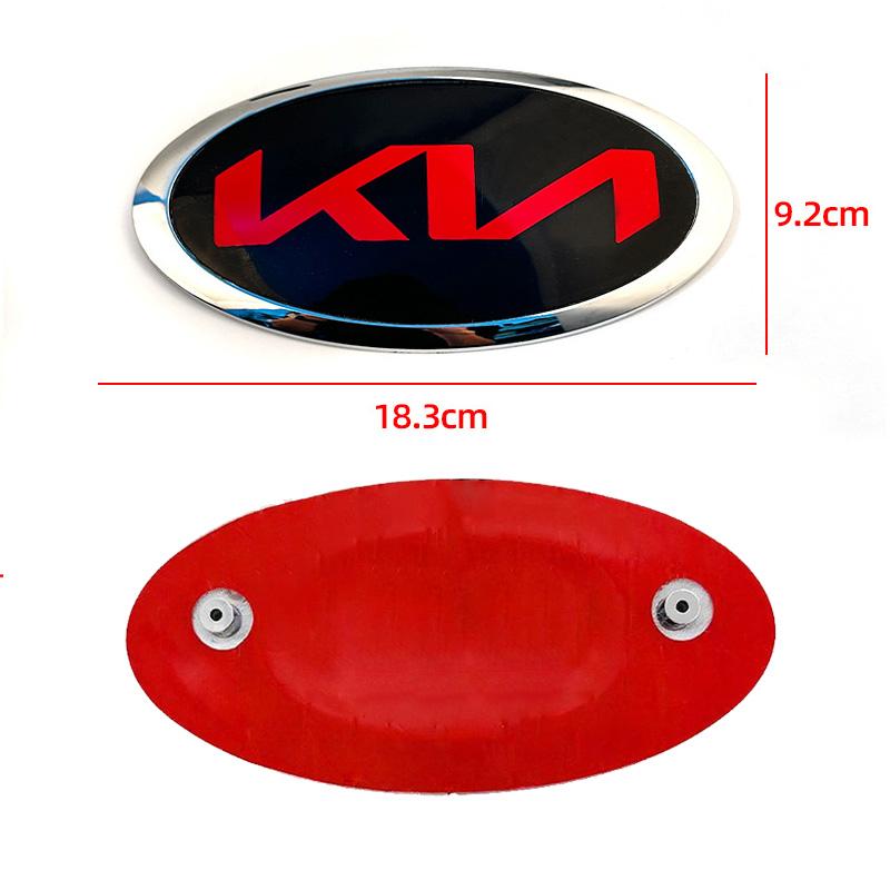 AABIW1 Car Front Gril Rear Trunk Emblem Sticker Accessories For Kia GT-Line Sportage Ceed Rio Picanto Sorento Soul Cerato Venga K9 Niro
