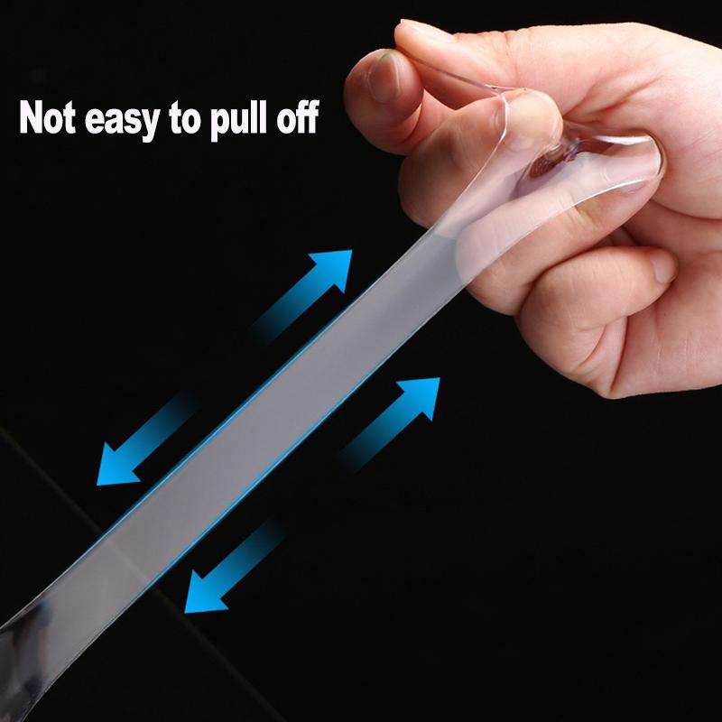Multifunctional Double Sided Adhesive Tape Waterproof Reusable Wall Stickers Transparent Strong Sticky Glue Car Bathroom Kitchen