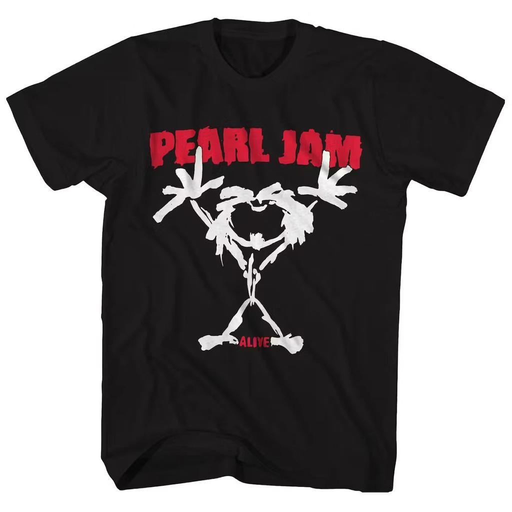 Pearl Jam Music Band 2026 New Sale Rare Summer Pearl Jam Size S-4XL High-end Luxury Is for Both Men and Women Top Y2k