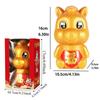 Thickened Zodiac Horse Coin Jar Gold Coin Saving Box Cartoon Piggy Bank  New Year Celebration