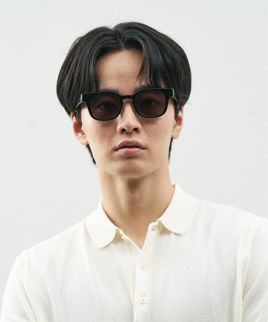 JOURNAL STANDARD relume Sunglasses Journal Standard Relume Thick Frame Black Rim Colored Lenses Stylish UV Protection Unisex [Zoff] Wellington-style