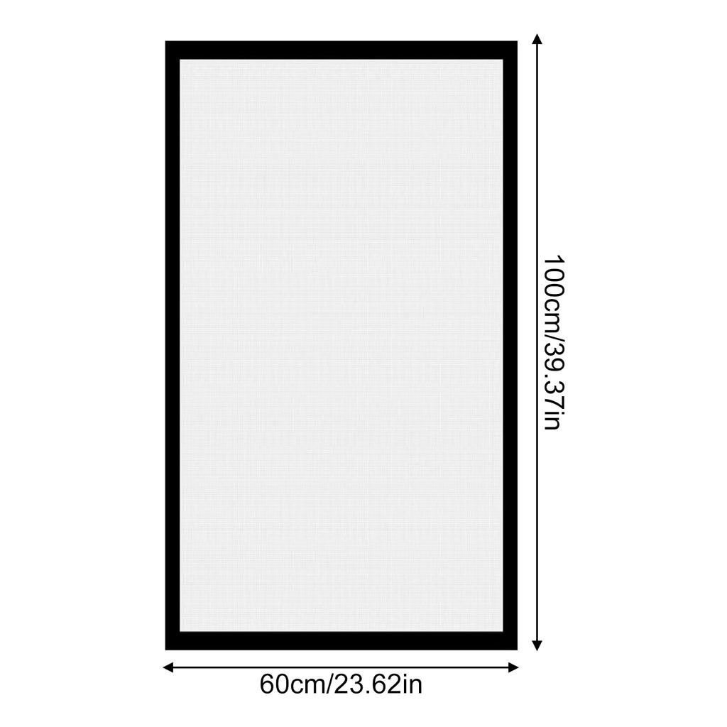 60*100CM Raamhor Zelfklevend Muggenhor voor Raam Geen Boren Muggennet voor Keuken Slaapkamer Badkamer