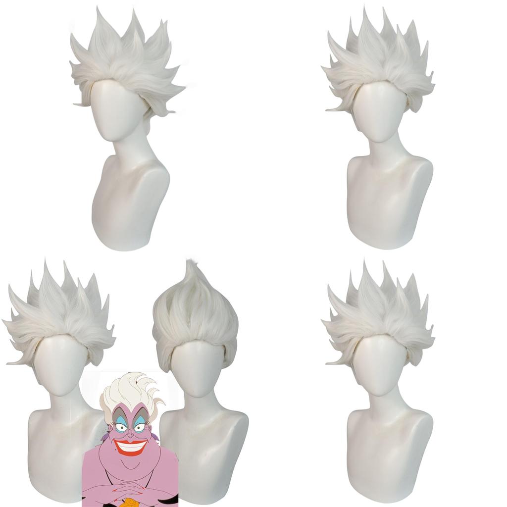 The Little Mermaid Ursula Cosplay Wig From Hightemperature Silk For Anime And Costume Role Play