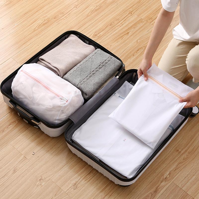 Netz-Reißverschluss-Wäschebeutel für die Waschmaschine - Kleiderschutz und Aufbewahrung