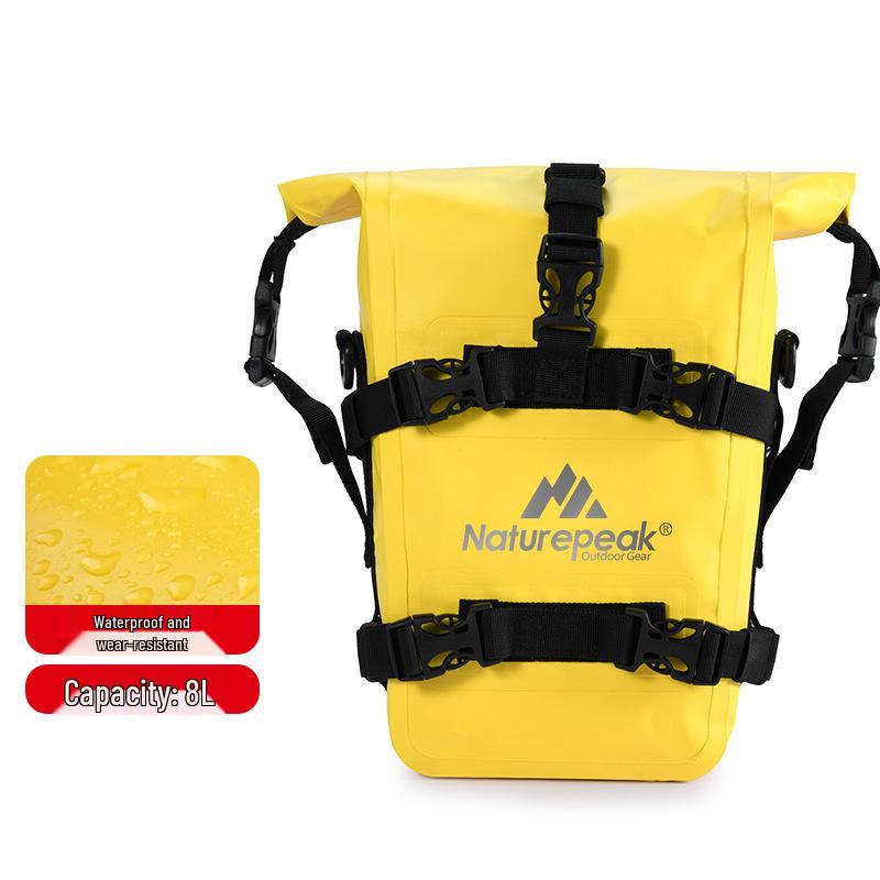 Naturepea Waterproof Motorcycle Saddlebag and Multi-functional Riding PVC Backpack