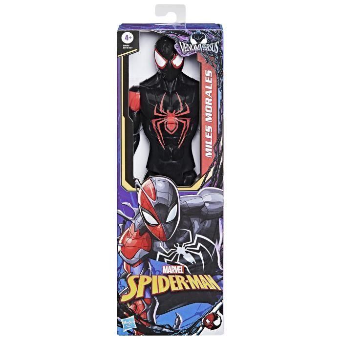 Figurine Miles Morales 30 cm, Titan Hero Series, Marvel Spider-Man VenomVersus, dès 4 ans