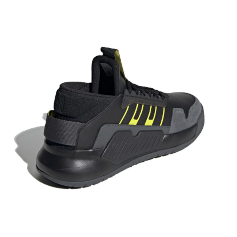 Adidas Neo Bball90s 'Black Gray Yellow' Sneakers EG9027