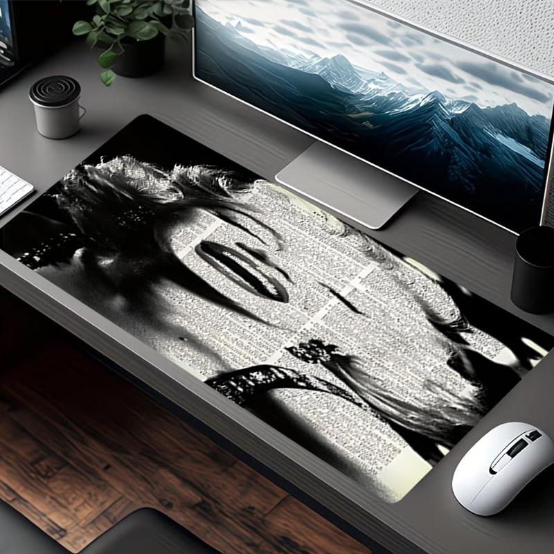 Marilyn Monroe Print Mouse Pad, for Keyboard Pad Laptop PC Mat for Office Home Use, Desk Decor, Perfect Birthday Gift for Gamers