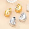 Spirals Ear Studs Irregular Shape Statement Earrings Eye Catching Ear Accessories