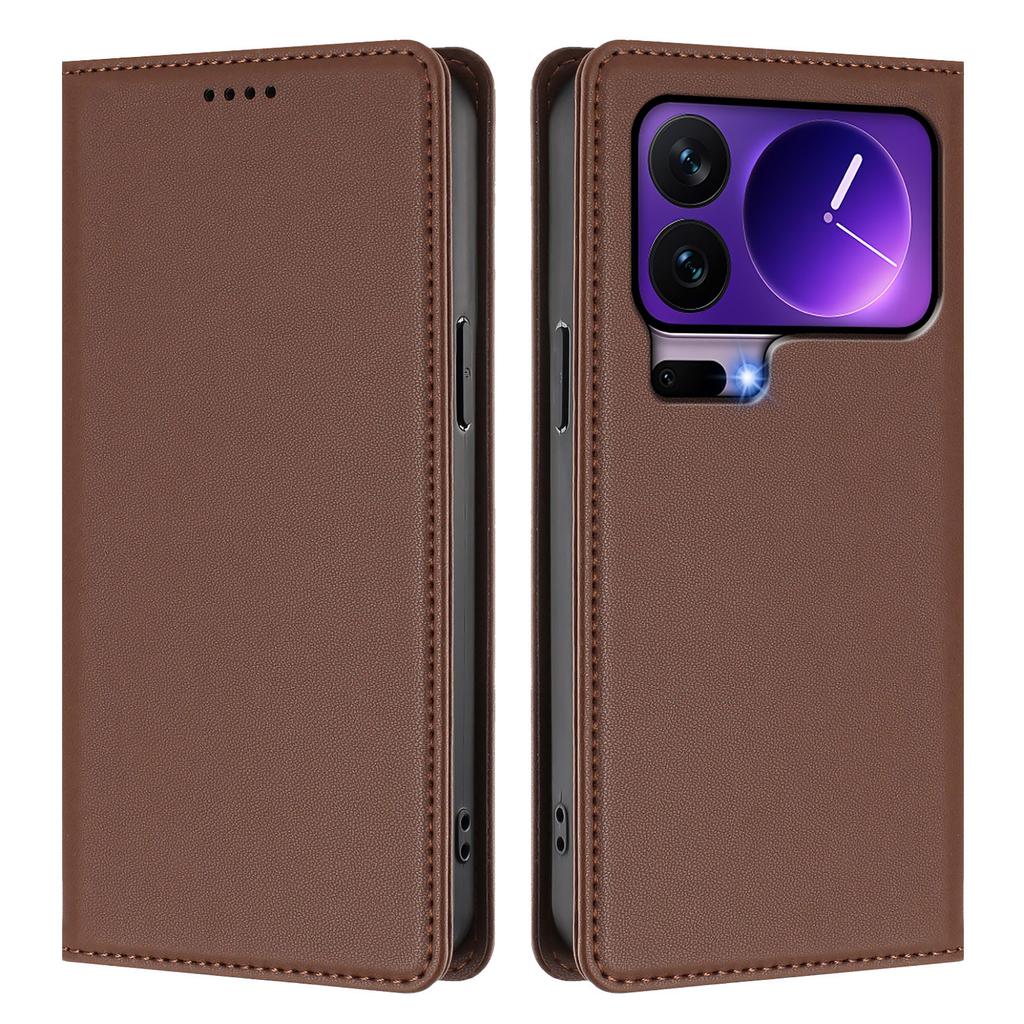 For Xiaomi 17 Pro Leather Wallet Case Magnetic Closure RFID Blocking Phone Cover