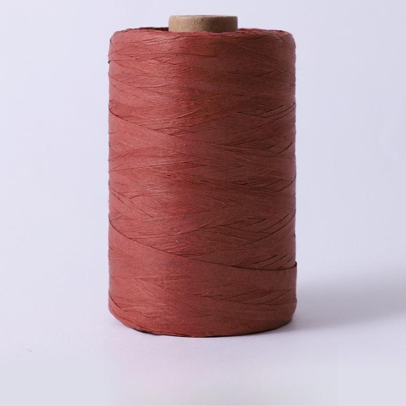 280-300M Natural Paper Raffia Yarn for Hand Knitting Crochet Straw Sandals Summer Hats DIY Hook Bags Cotton Grass Thread