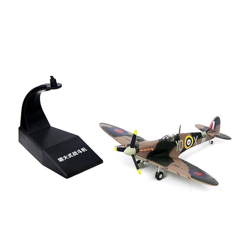 1:72 Spitfire Jägermodell Zweiter Weltkrieg Legierungsflugzeugmodell Simulation Militärische Dekoration