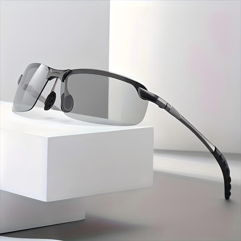 

Men s Classic Polarized Fashion Glasses with Stainless Steel Frame - Pochromic Golf Hiking Travel and Fishing Lenses