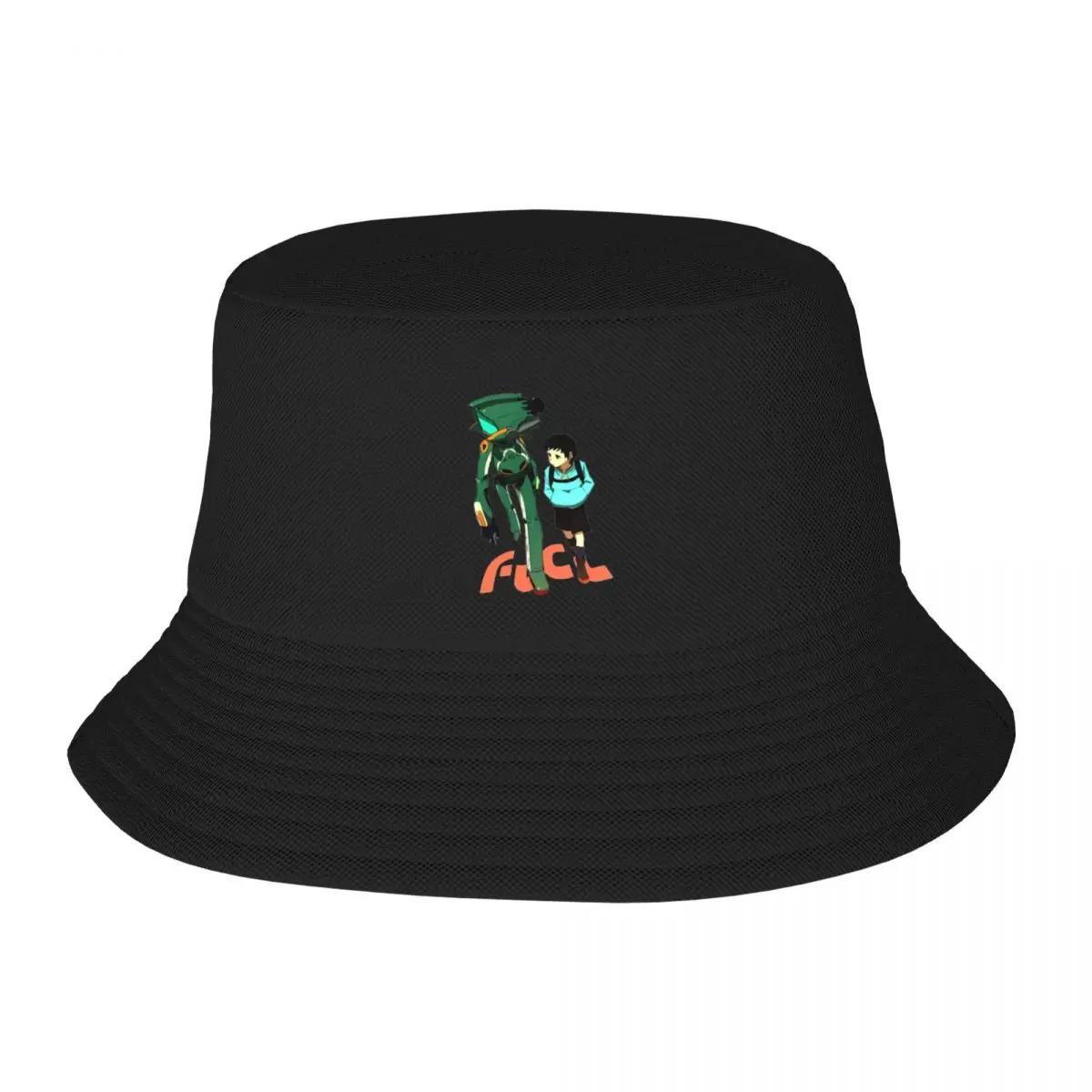New Flcl Bucket Hat Hiking Hat Cosplay Unisex Caps Womens