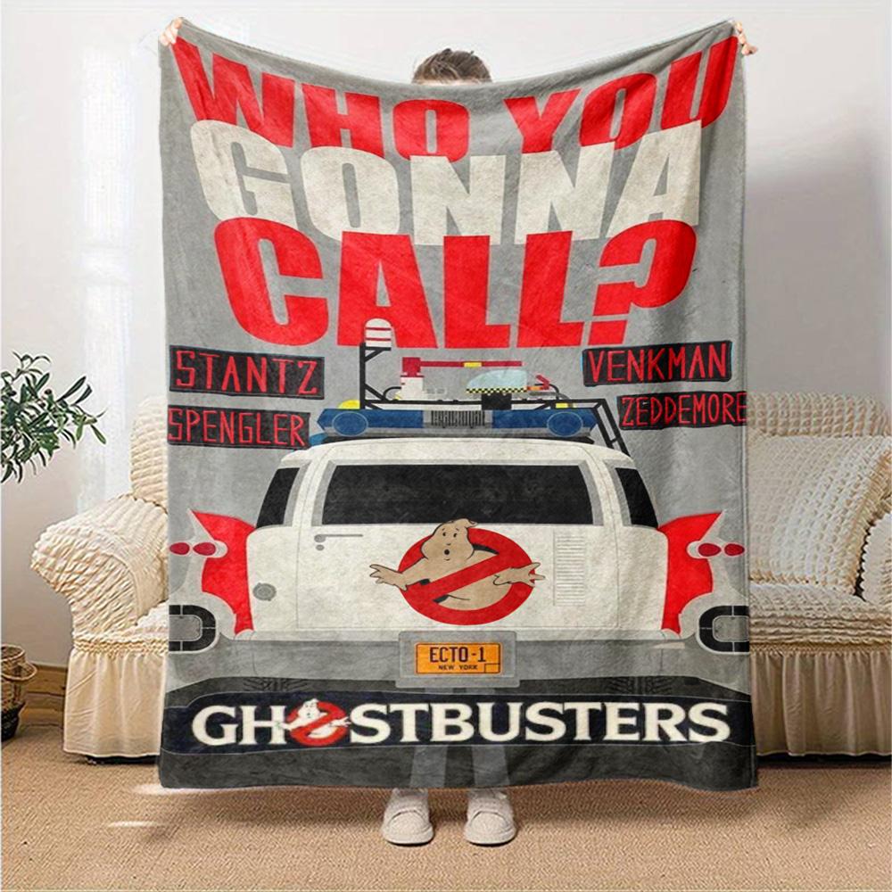 Ghostbusters Blanket Warmthful Decor Perfect for Office Chair Bed Seaside for All Occasions Stylish Decor Gift for Travel Home Birthdays