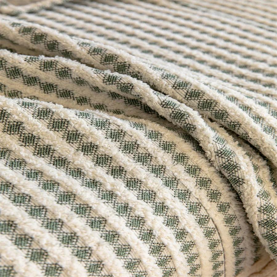 Cream Wind Sofa Cushion Wash Cotton Four Seasons Universal New  Sofa Backrest Cover Towel Non-slip Dustproof Sofa Cover