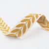 Embroidered Leaf Embroidered Trim Ribbon Satin - Multi-Color Options Decorative Ribbon Fabric 0.91 Meter Pack for DIY Sewing Craft
