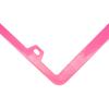 201 Stainless Steel License Plate Frames (Baby Pink)