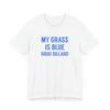 Bluegrass Music Festival Unisex Jersey Short Sleeve Tee, My Grass Is Blue Doug Dillard T-Shirt, Southern Rock Gift, Classic Rock Apparel