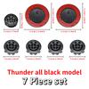 Black 82mm Front Hood Emblem 74mm Rear Badge For BMW 68mm 56mm Wheel Hub Cap 45mm Steering Wheel ABS Auto Tuning Accessories