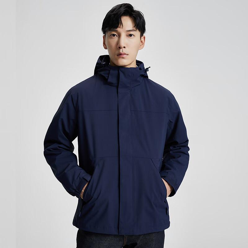 Unisex 3-in-1 Detachable Outdoor Windbreaker Jacket