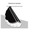 Cloud Leather Mouse Pad & Memory Foam Wrist Rest - Non-Slip Silicone Keyboard Support