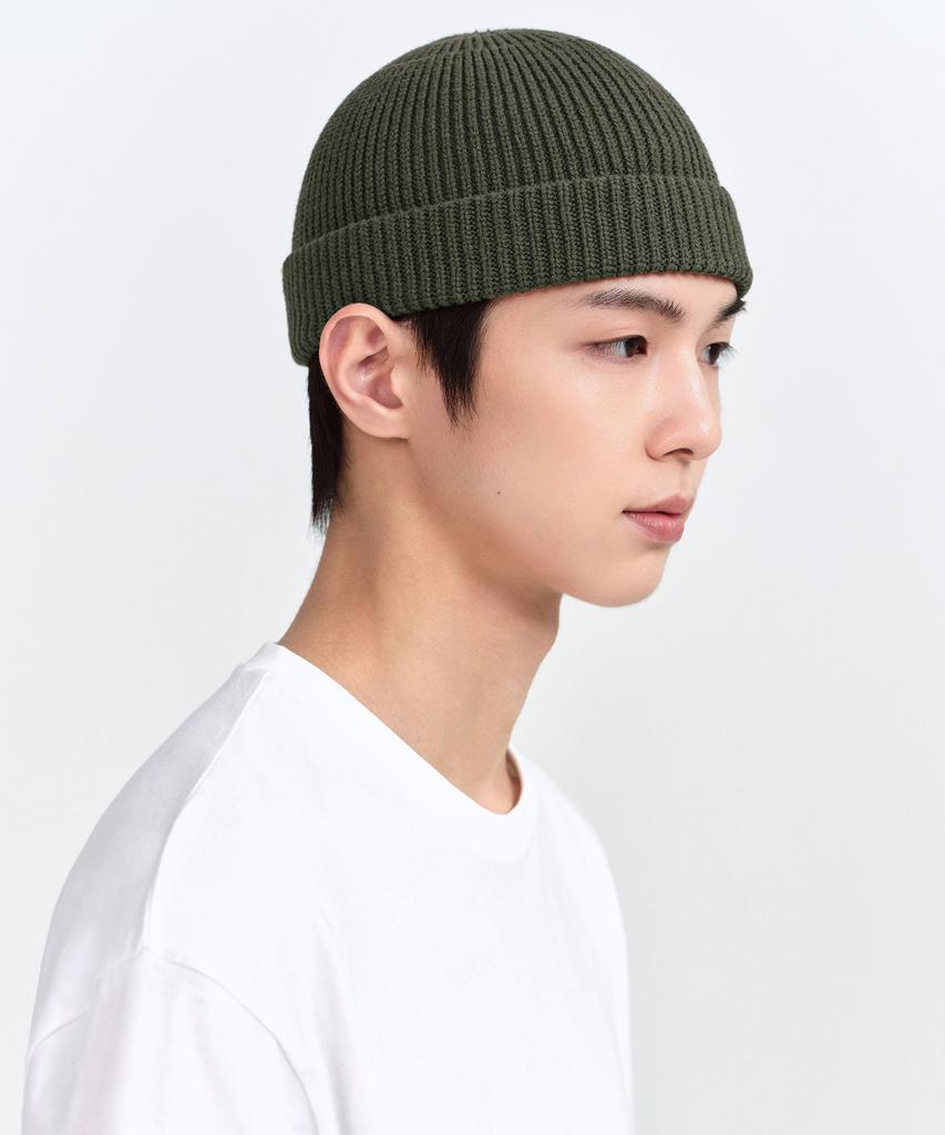 MUSINSA STANDARD Knit Watch Cap [Khaki]