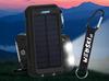 Power Bank Ładowarka Solarna 2Xusb Turystyczna+Etui Wodoodporne Na Telefon