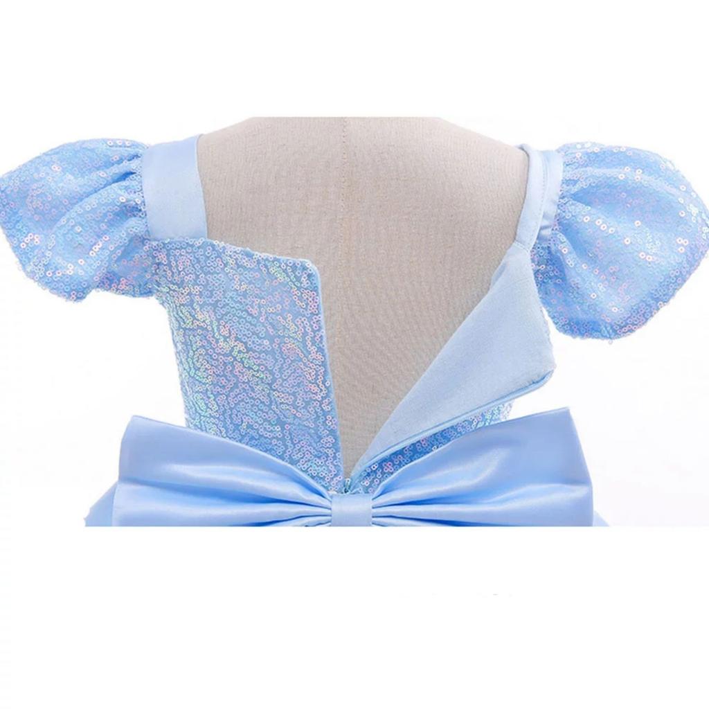 Princess Dress Role Play Girls Cosplay Dress Mesh Puff Dress Children's Dress