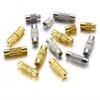 20PCS PortableJewelry Making Brass Cord End Brass Screw Clasps Jewelry End Tips for Bracelet Necklace Making Accessories