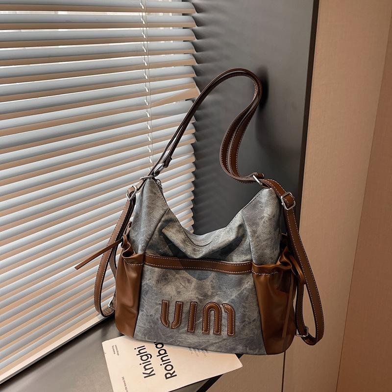 

Women s Retro Minimalist Large-Capacity Tote Bag - High-End Outdoor Casual Shoulder Handbag