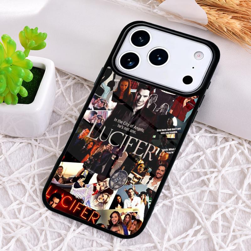 TV Series Lucifer Shockproof Phone Case for iPhone 17 Air 16e 15 11 12 14 13 Pro Max Cover Coque