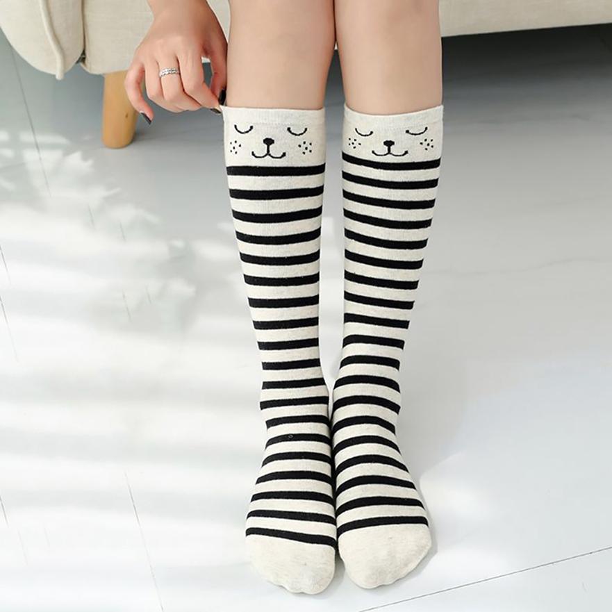 Buy Children's Tube Socks Cute Polka Dot Cartoon Striped Girl Piled