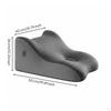 Contoured Back Support Cushion Versatile Ergonomic Bed Wedge Elevated Sleeping Pillow for Women,
