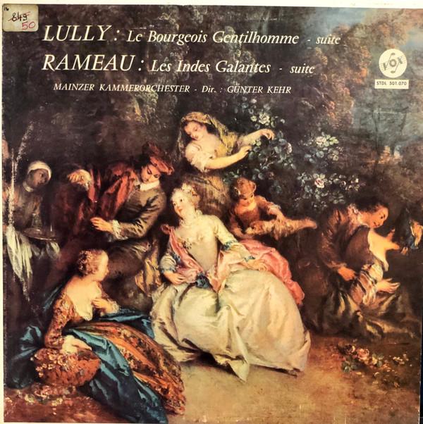 

LP Record JEANBAPTISTE LULLY JEANPHILIPPE Le Bourgeois Gentilhomme Suite STDL501070 VOX US Classical Used