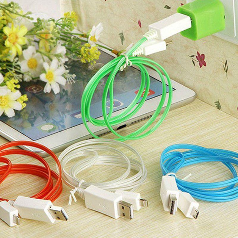 Led Light Usb Sync Data Charger Cable For Ipad Iphone 5678x And