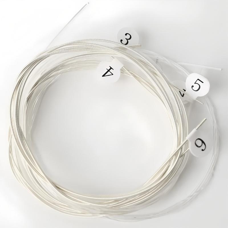 Premium Classical Comfortable Nylon Guitar Strings 2 Pieces Pack with Handy String Replacement String Maintenance Tool