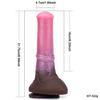 Silicone Large Anal Plug Dildo With Dog Knot Soft Silicone Female Sex Toys Vaginal Anus Stimulation Erotic Masturbators