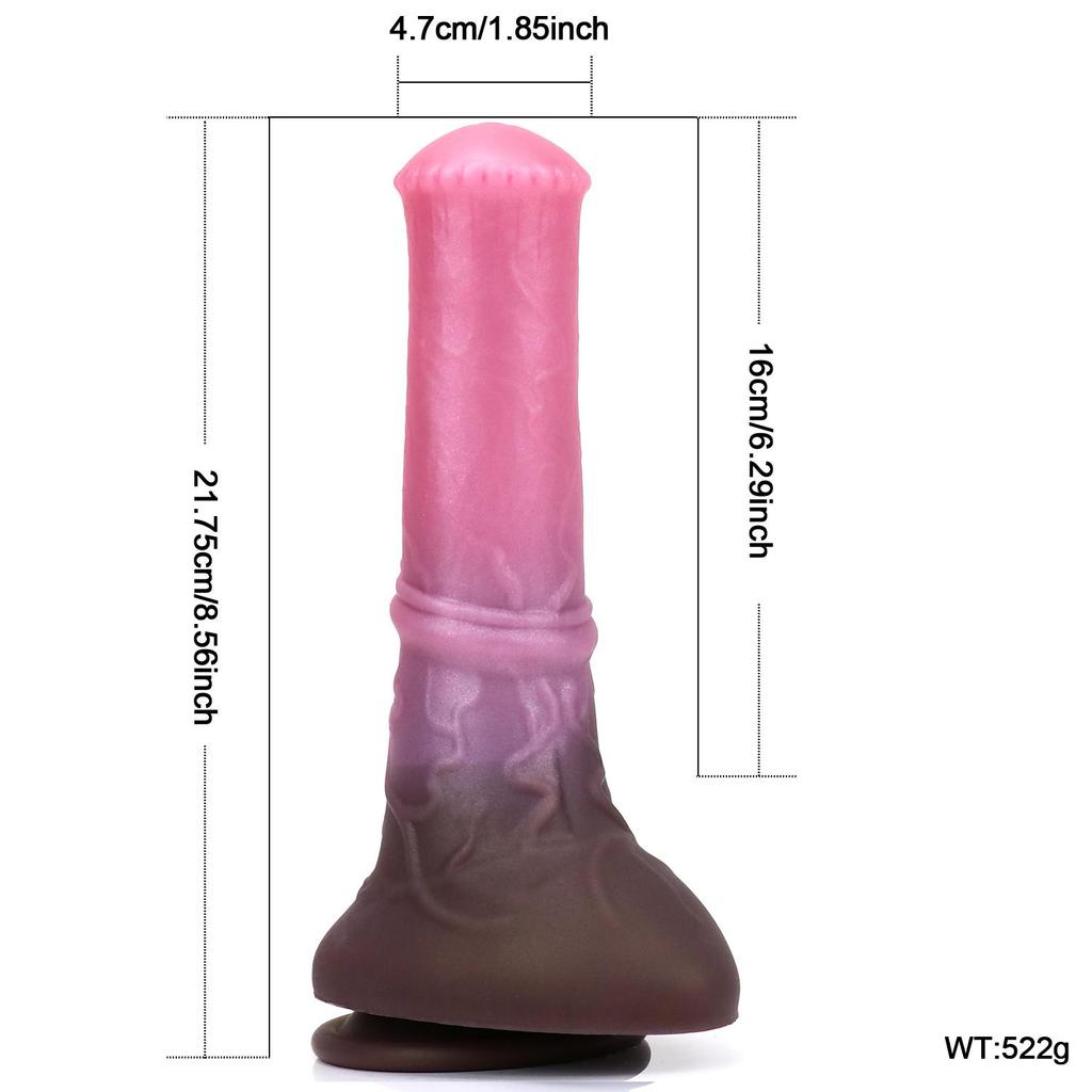 Silicone Large Anal Plug Dildo With Dog Knot Soft Silicone Female Sex Toys Vaginal Anus Stimulation Erotic Masturbators
