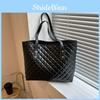 Trendy Women's Tote Bag Stylish Korean Design Medium Size Soft Pu Handbag