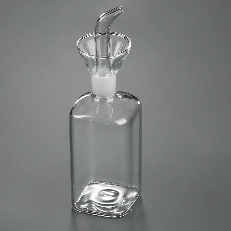 Kapacita 125/250/500ML Skleněná láhev na olej Prodej Nádoba na ocet Lahvičky na koření Lahvička na koření Sezamové Lahvičky na sójovou omáčku Nádoby na olej