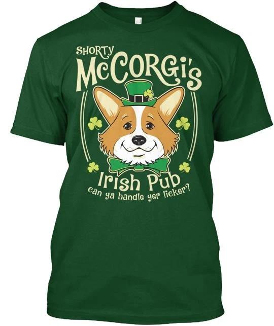 

Corgi St Patrick s Day Irish Pub TTshirt Made in the USA Size S to 5XL XL