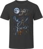 Wooden Marionette Howling At the Moon Retro Halloween Scary Gift T Shirt