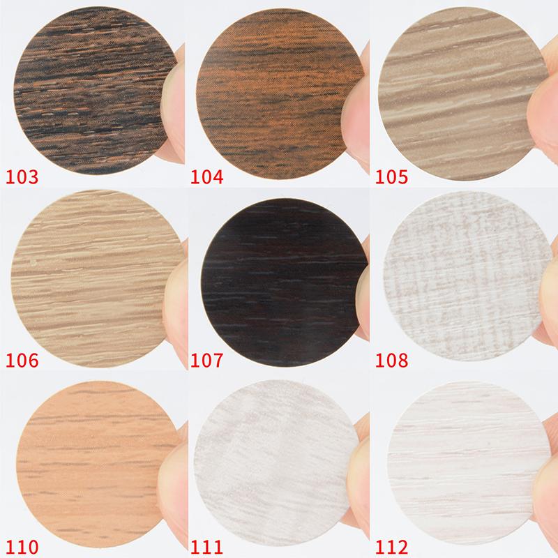 54 peças/Folha Tampas de Parafuso Adesivos Adesivo de Furo Filmes Decorativos Autoadesivos À Prova de Pó PVC Madeira Móveis Redondo